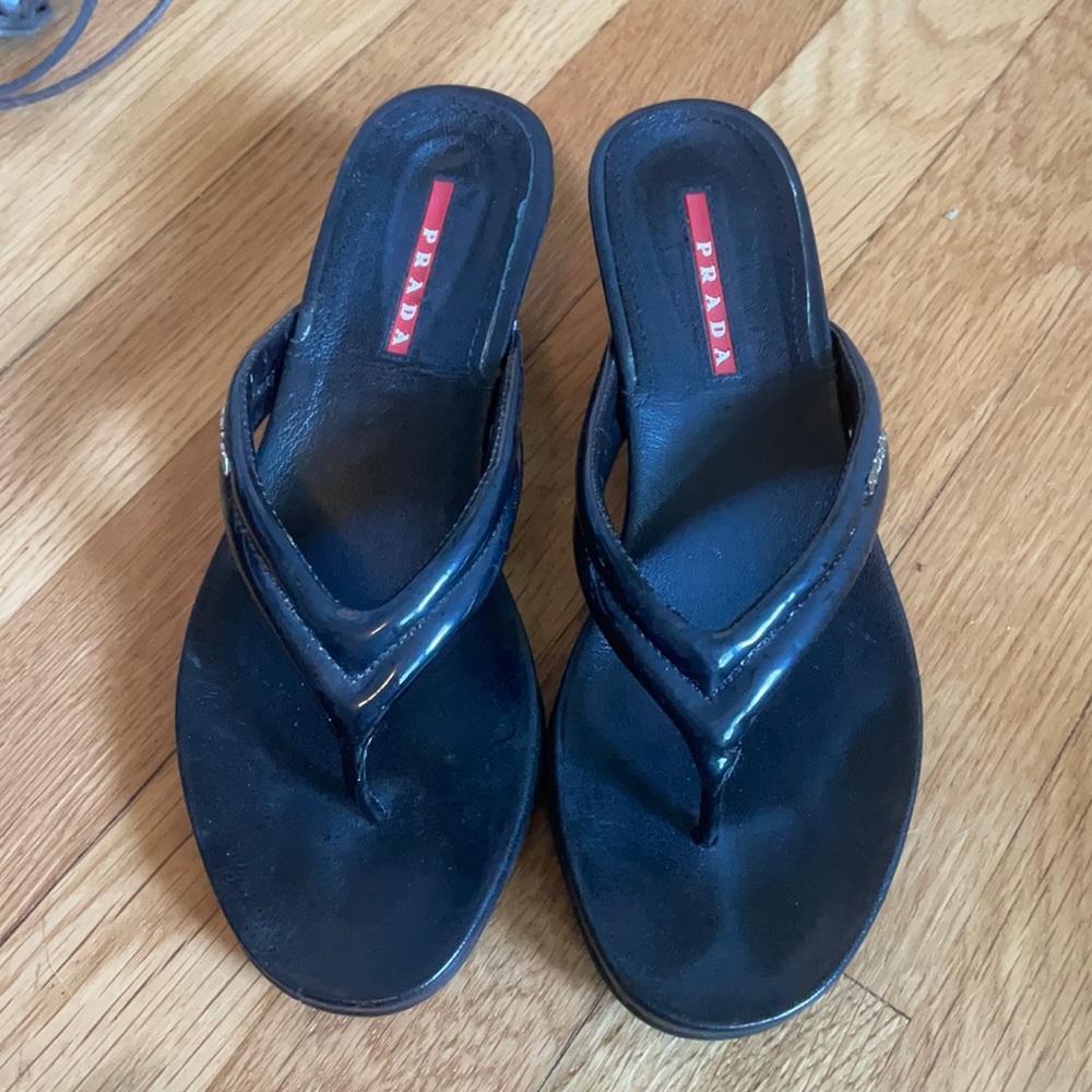 Prada flip flops